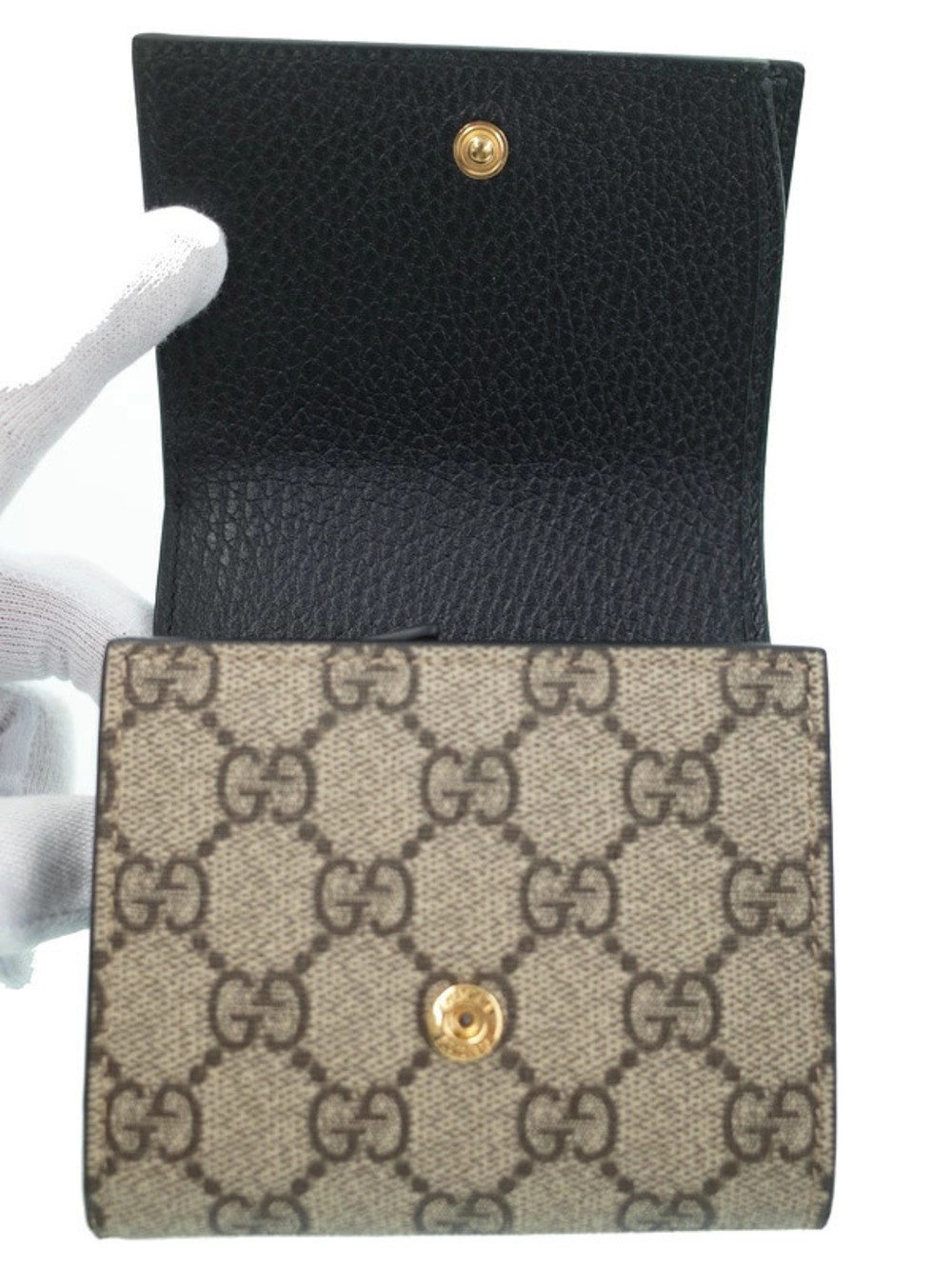 Gucci Marmont fold GG Bi Wallet Short - Picture 3 of 5